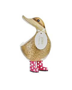 DCUK Spotty Boots Ducky - Pink